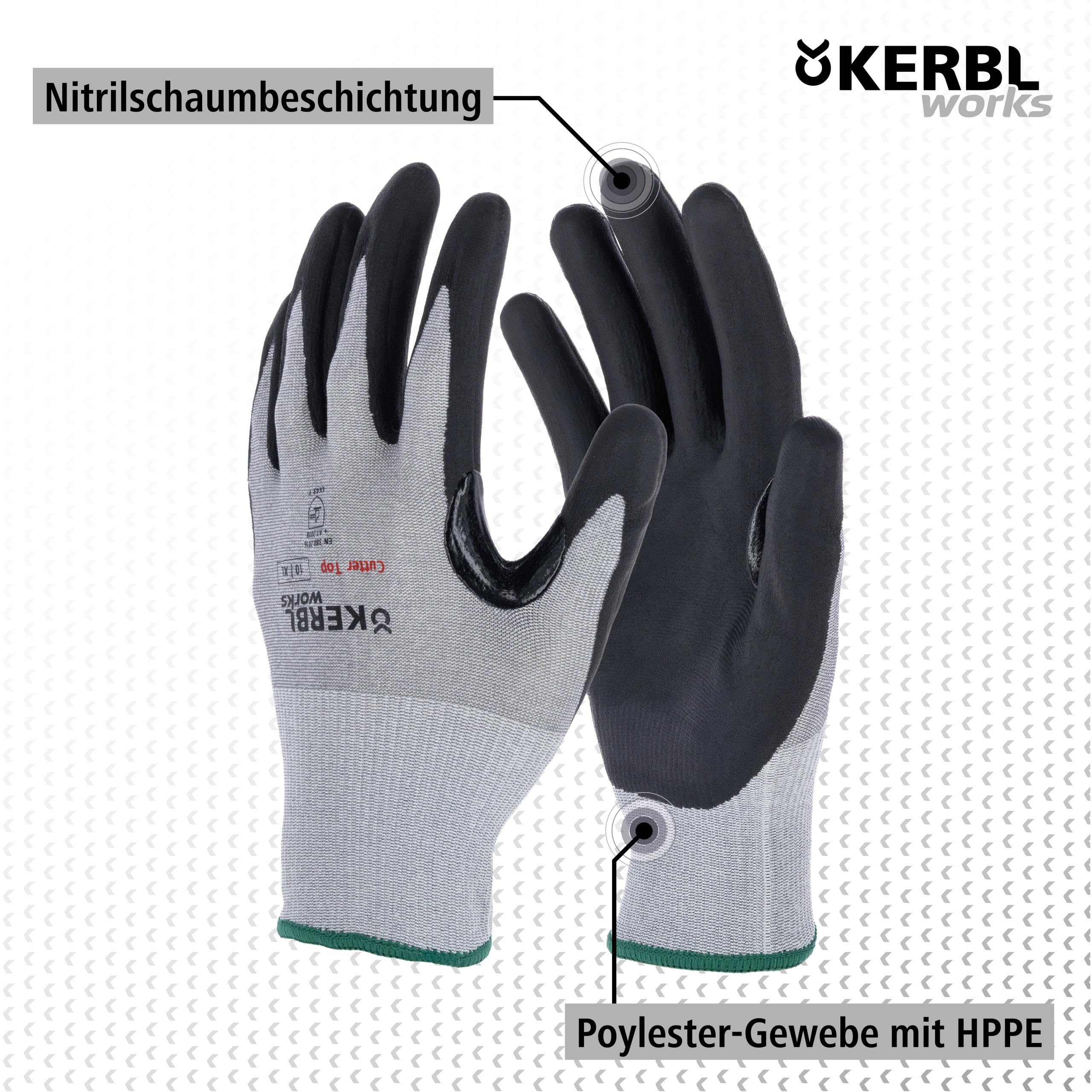 Keron Cutter Top Schnittschutzhandschuhe 9/L Level F