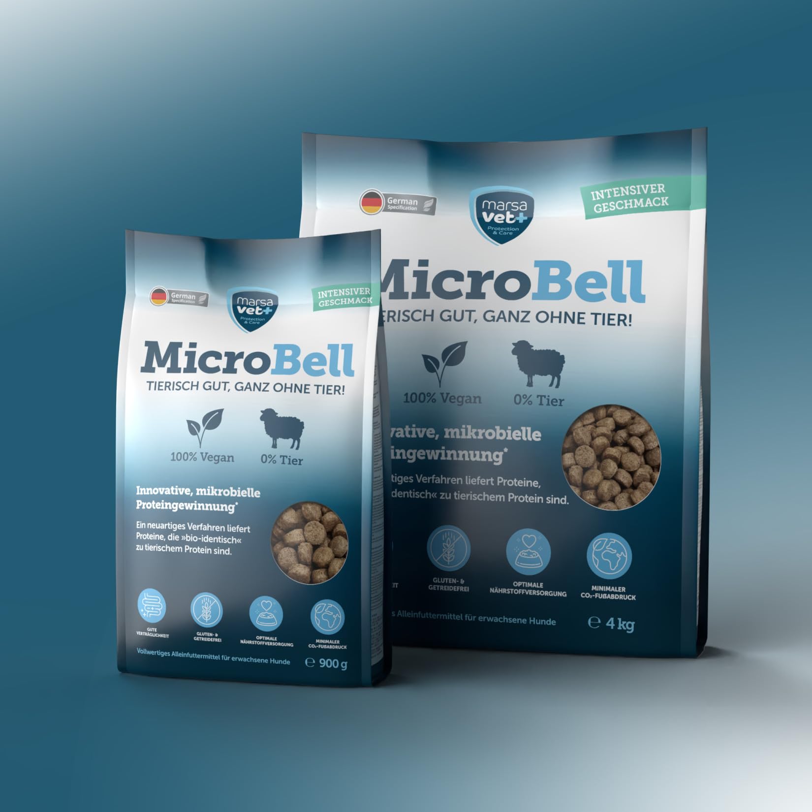 Marsavet MicroBell veganes Trockenfutter 9 kg sensitiv
