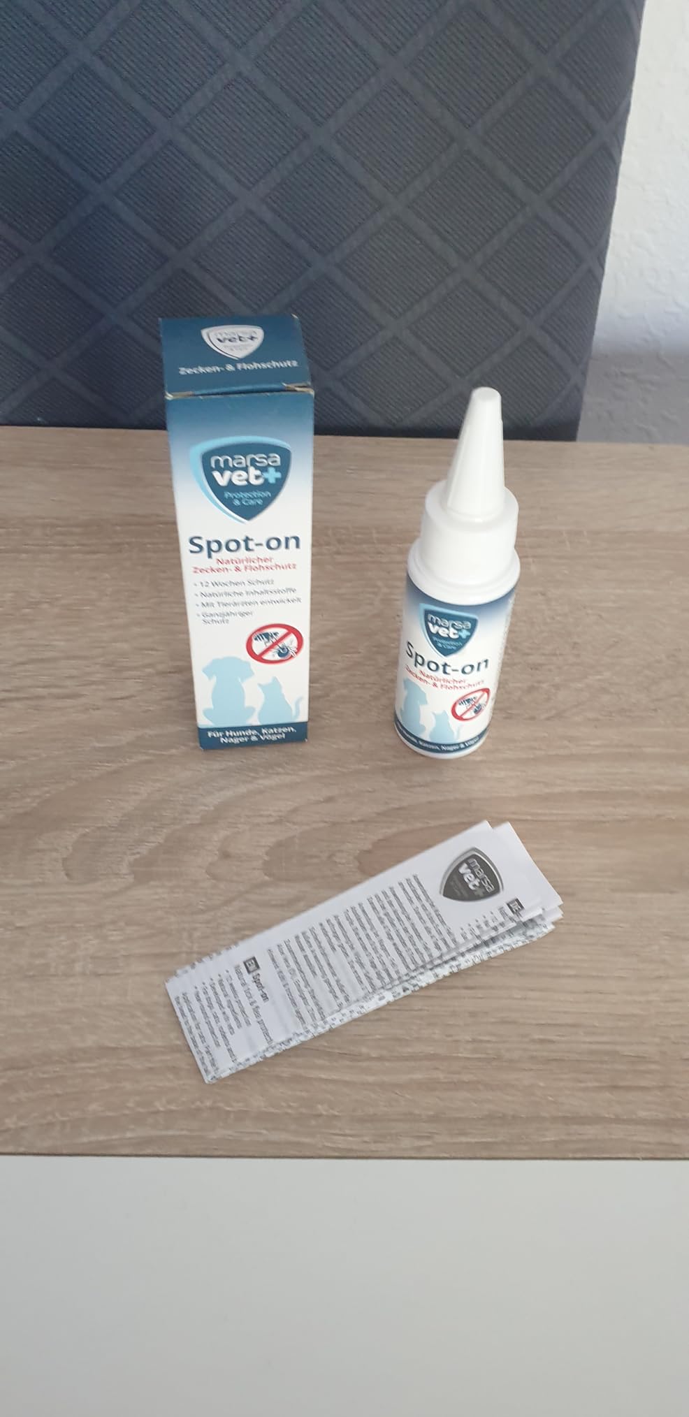 Marsavet Spot-on Zecken- Flohschutz Hund Katze natürlich 50 ml