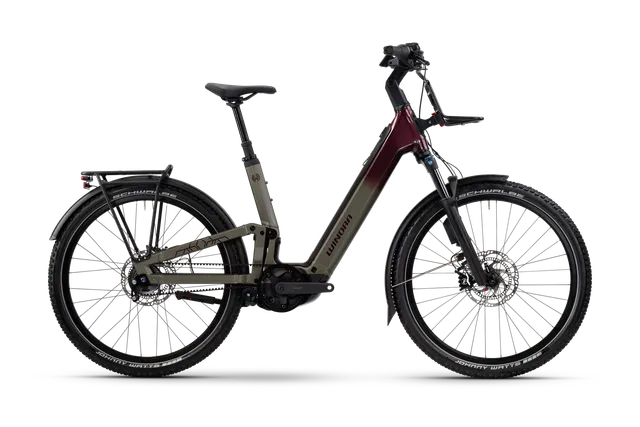 Winora Sinus FS R5f Pro E-Bike Tiefeinstieg sand 800Wh