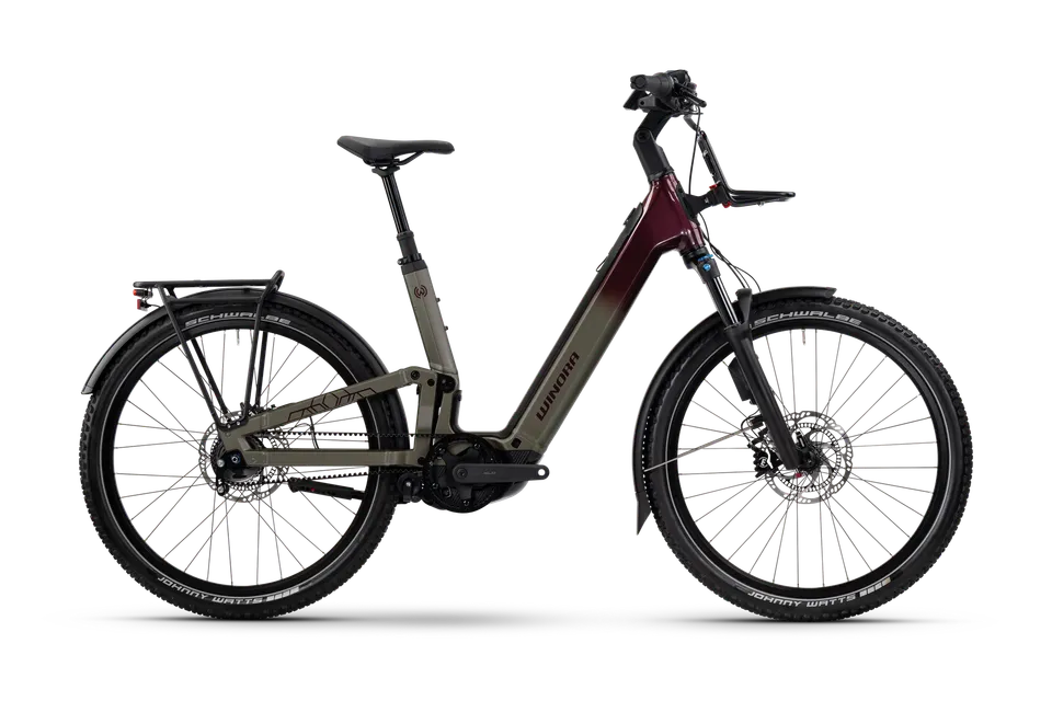 Winora Sinus FS R5f Pro E-Bike Tiefeinstieg sand 800Wh