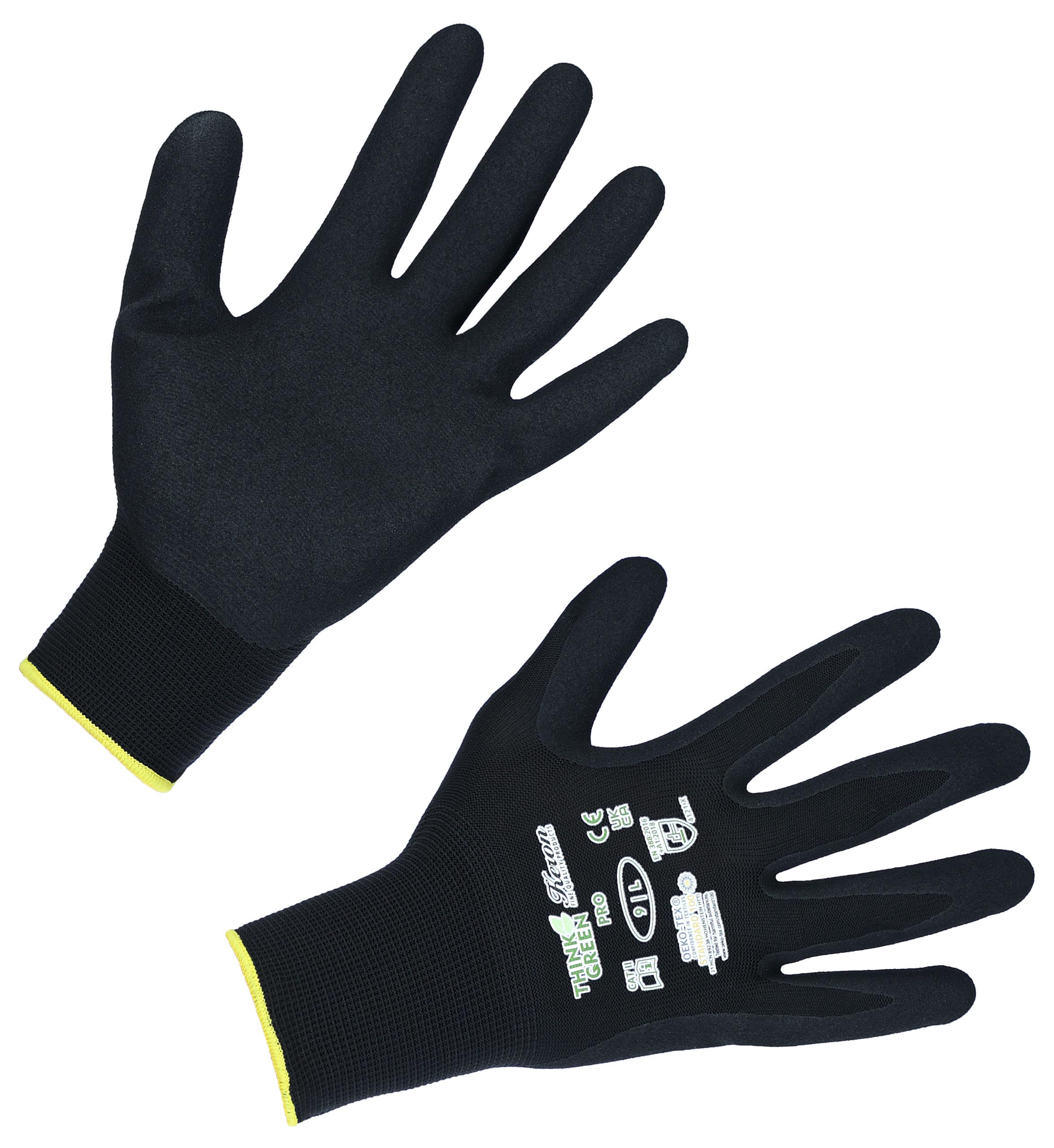 KERBL Pro Handschuh 9/L Nitril Recycling-Polyester