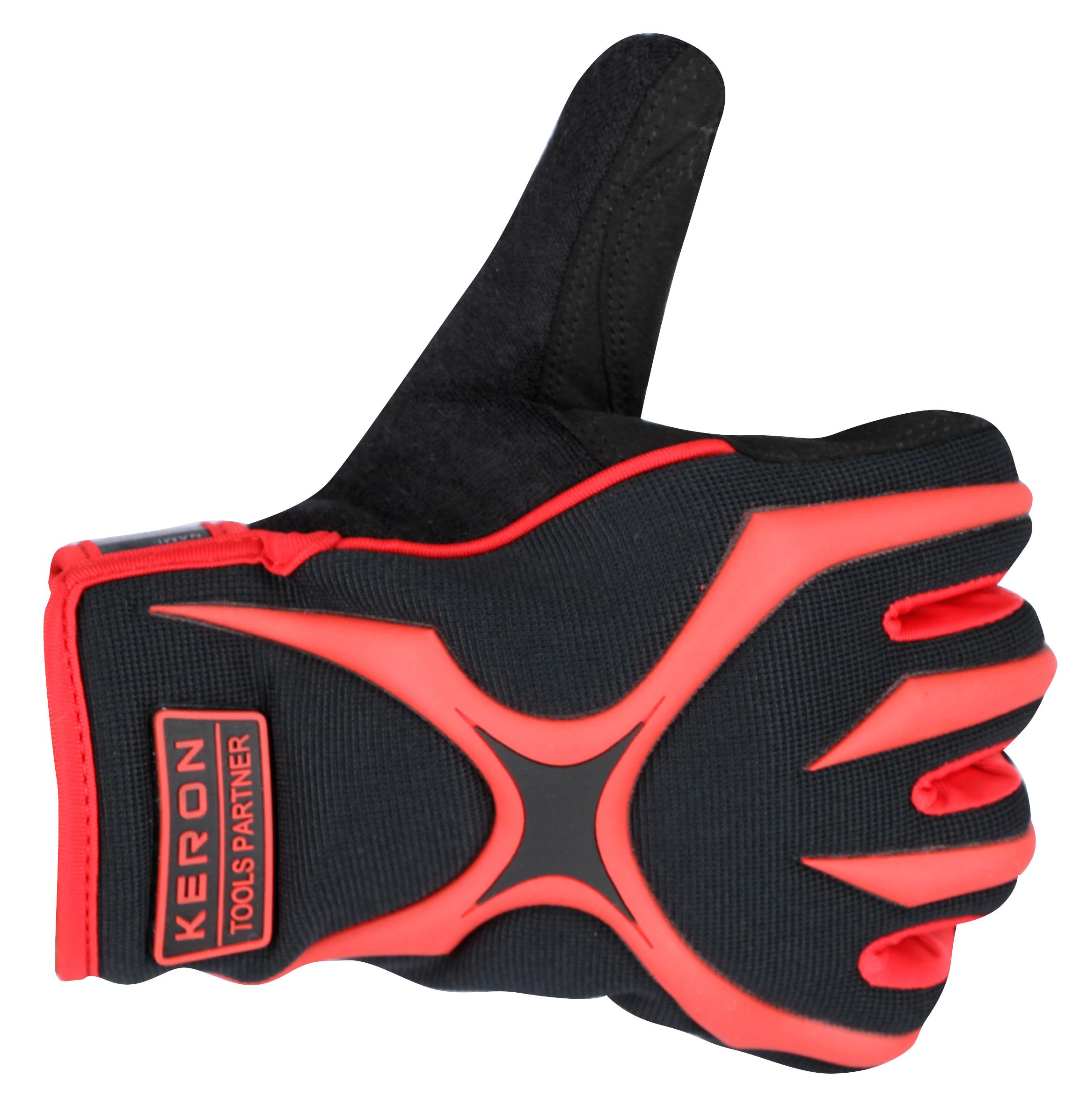 Kerbl Keron Ajax Active-Handschuh L TPR-Stoßschutz