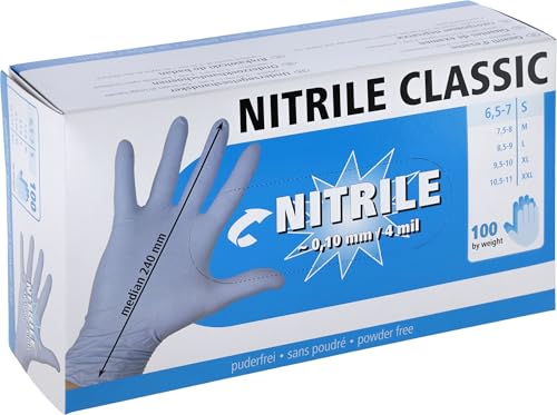 KERBL works Handschuhe Nitril L puderfrei 100 Stück