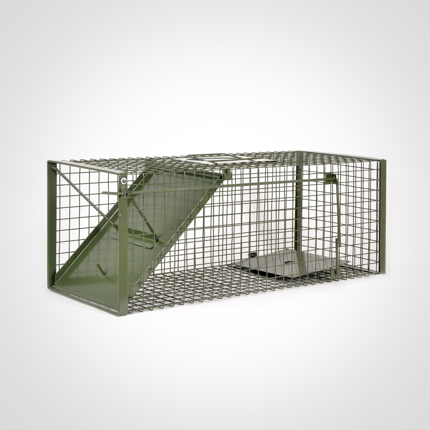 KrapTrap Lebendfalle Tierfalle 80cm Marderfalle mit Klappe