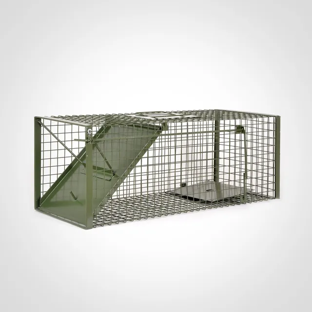 KrapTrap Lebendfalle Tierfalle 80cm Marderfalle mit Klappe