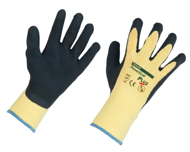 KERBL works PowerGrab Plus Handschuhe Latex 10/XL griffig