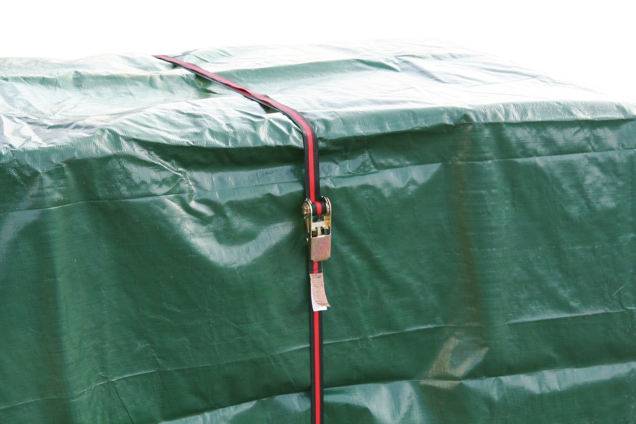 KERBL Zurrgurt Ratschenzurrgurt 25mm x 5m 245kg Schwarz