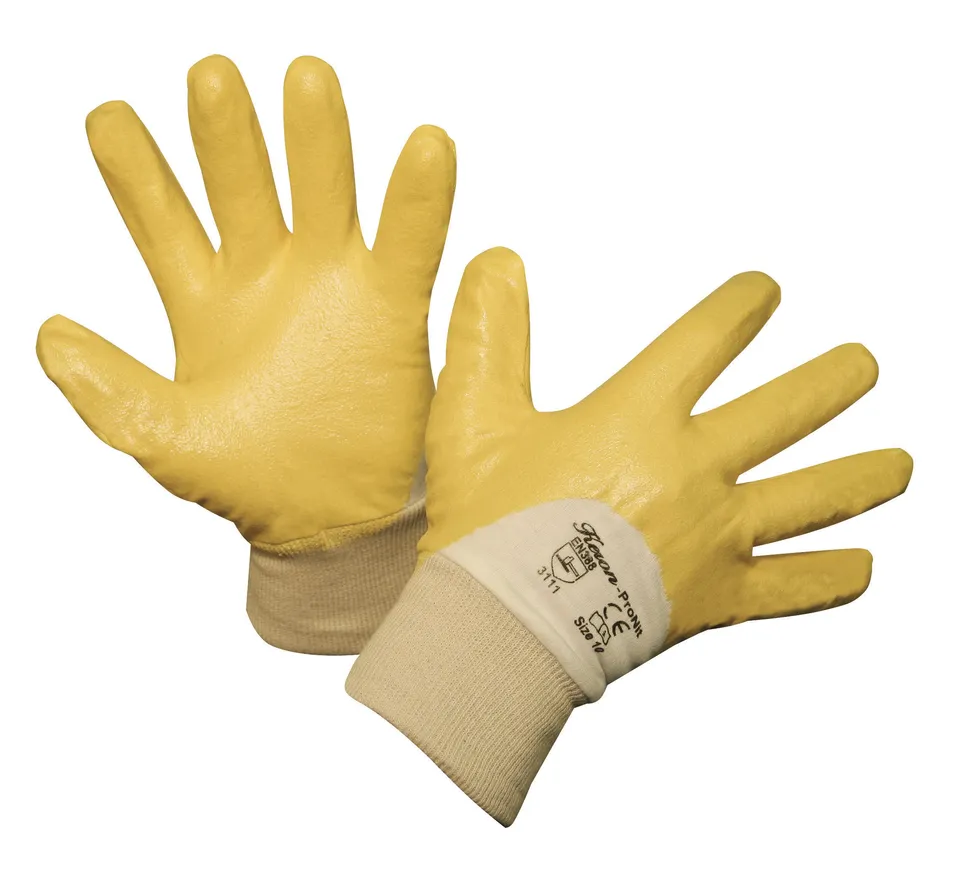 KERBL works ProNit Handschuh 29707 Nitril gelb Gr.9 Bau