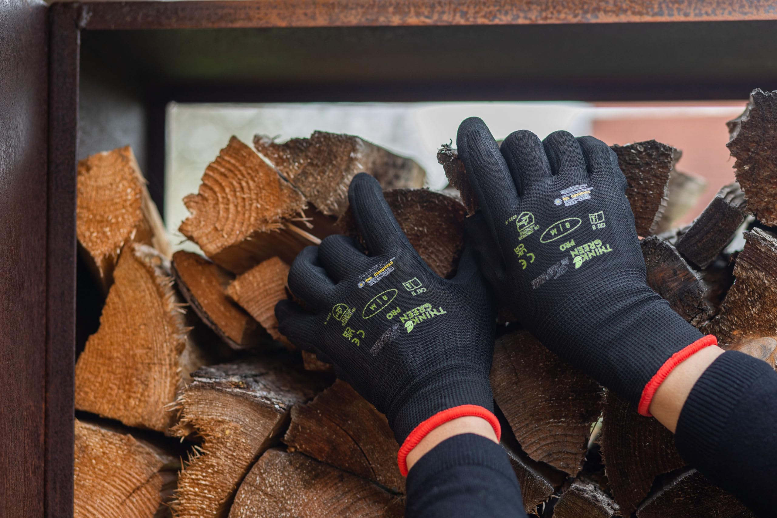 KERBL Pro Handschuh 9/L Nitril Recycling-Polyester