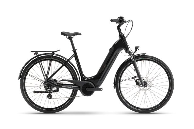 Winora Tria X7 E-Bike Low mystic black glossy