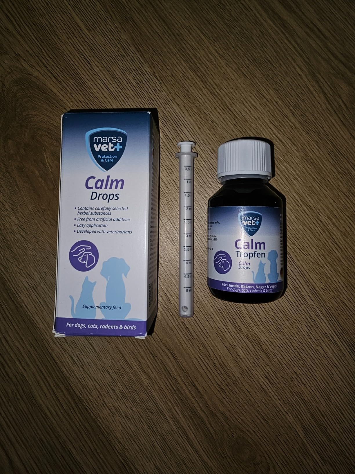 Marsavet Calm Tropfen 100 ml Beruhigung Hund Katze Lavendel