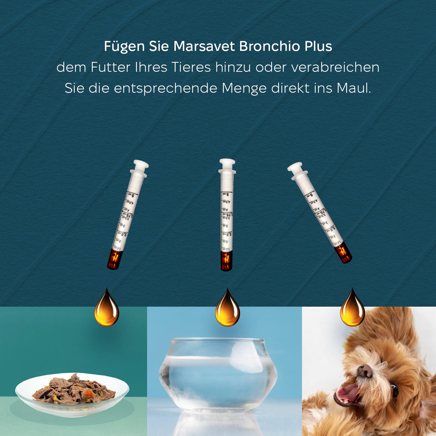 Marsavet Tropfen Bronchio Plus Atemwegs-Tropfen Hund Katze 100 ml