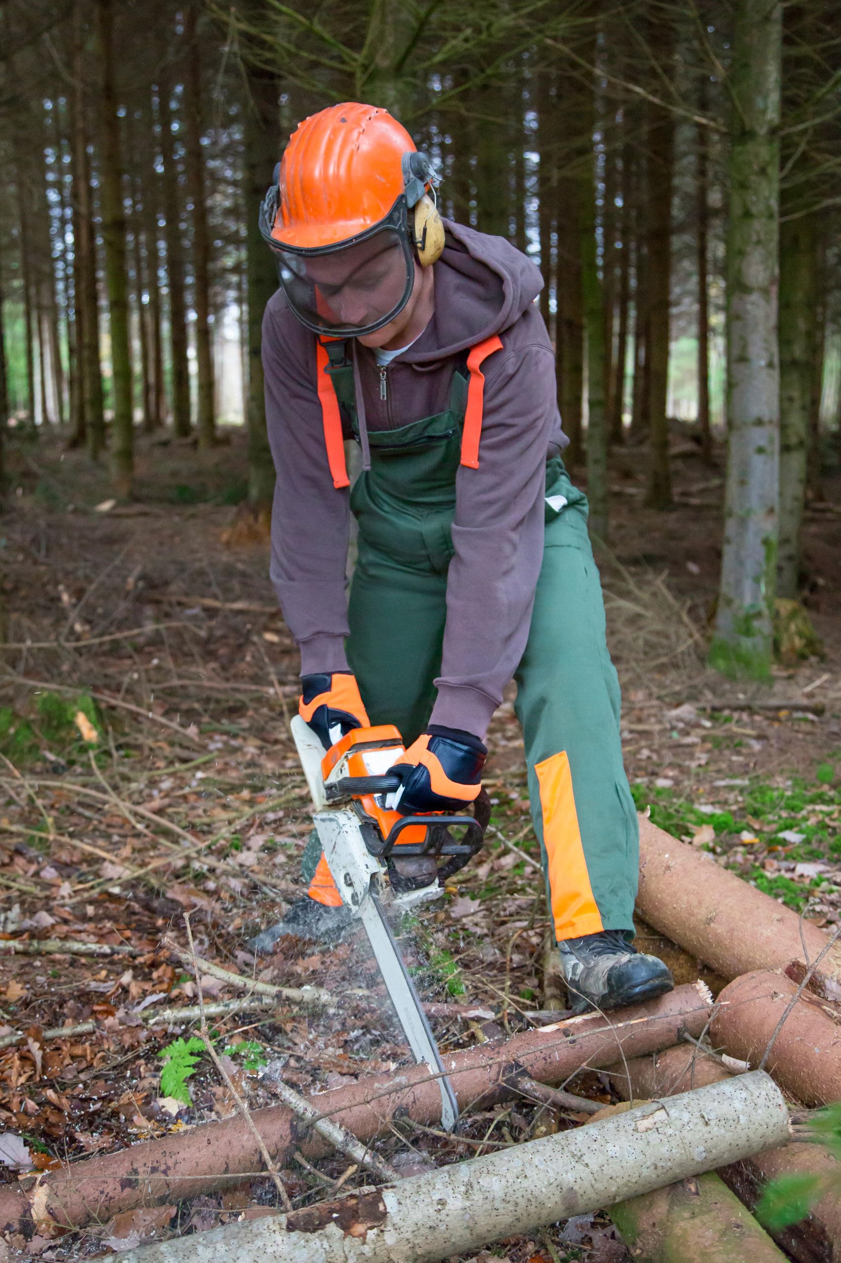 Kerbl Keron Forester Motorsägenhandschuh L Schnittschutz