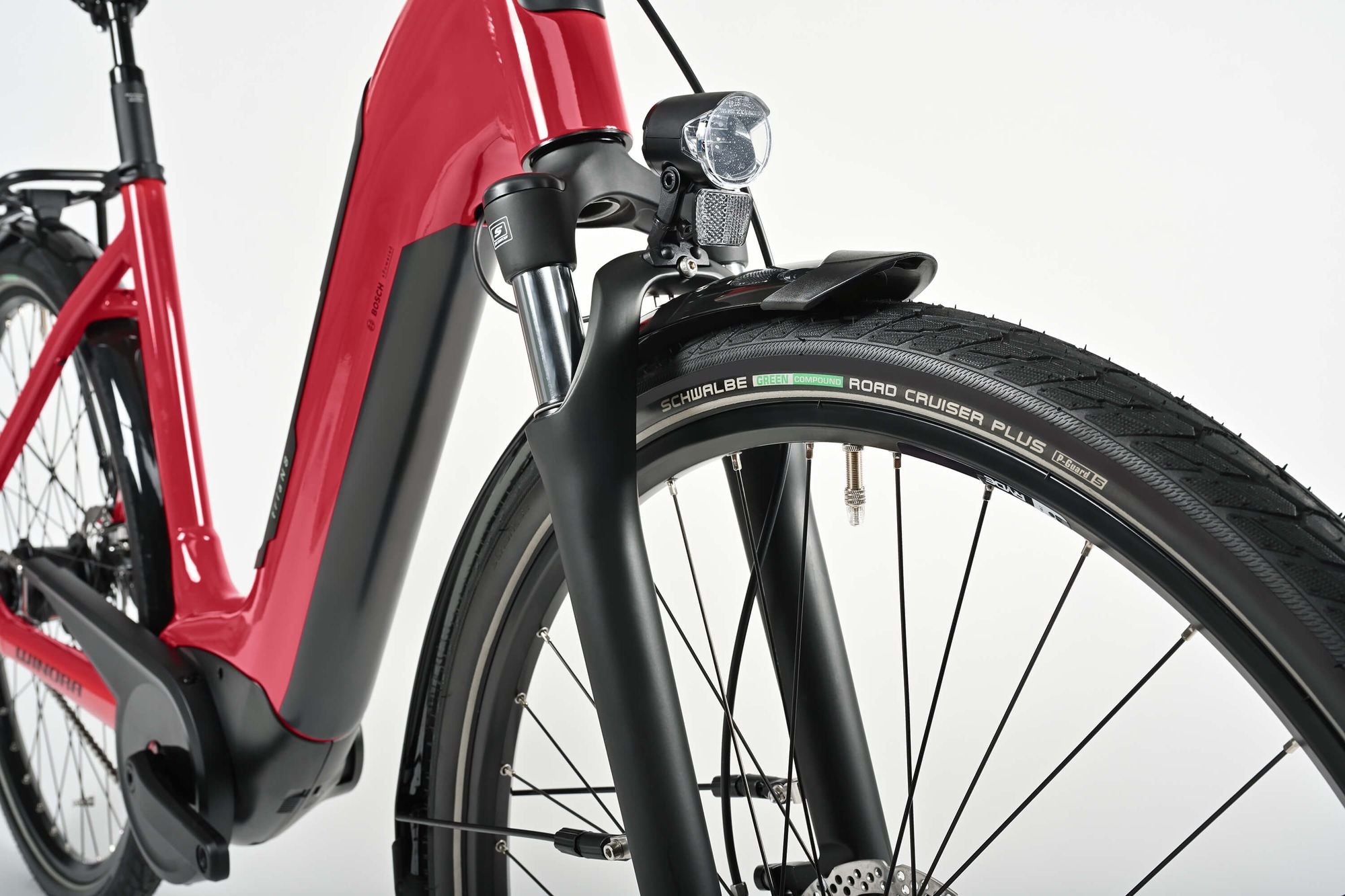 Winora Tria N8 Low City E-Bike Bosch classic red