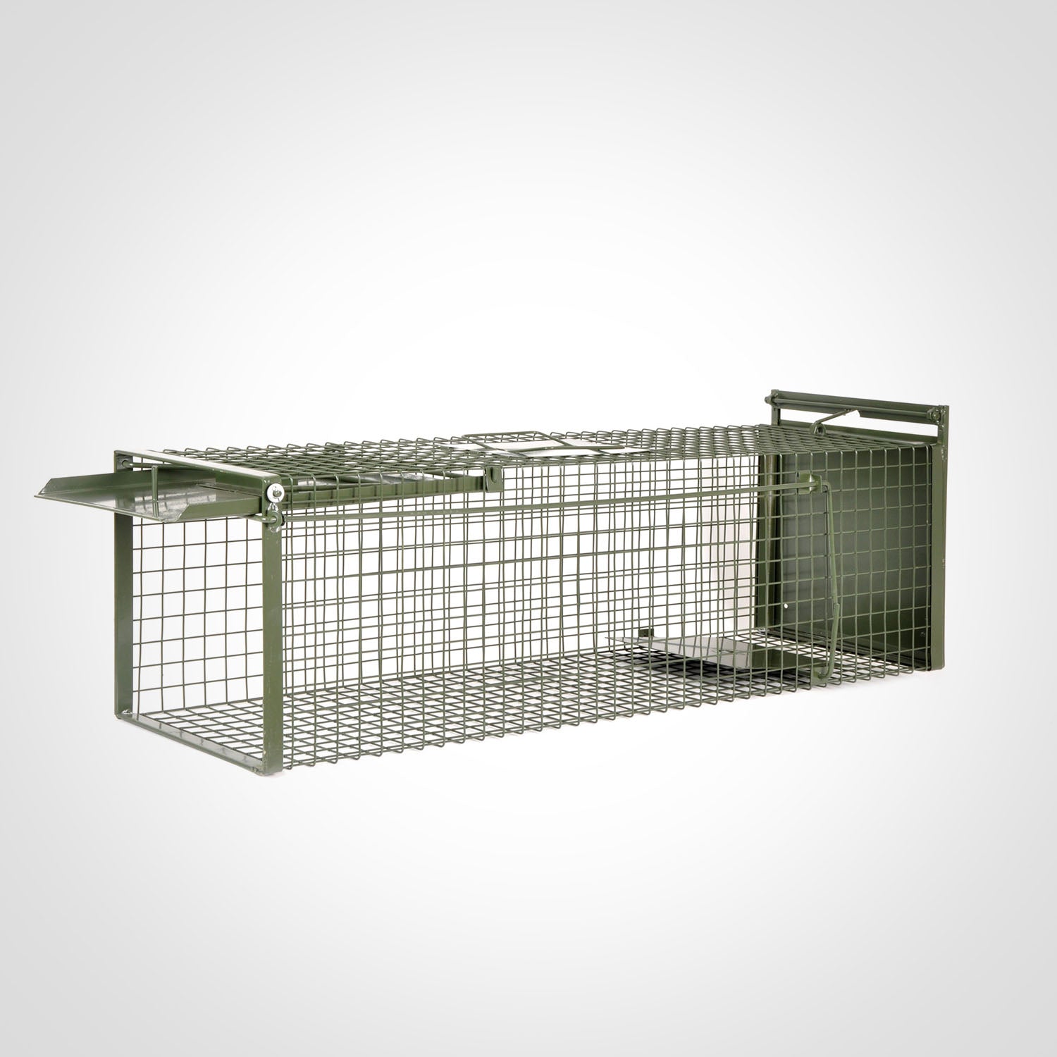 Drahtexpress KrapTrap Tierfalle 100cm Lebendfalle Schrägklappe
