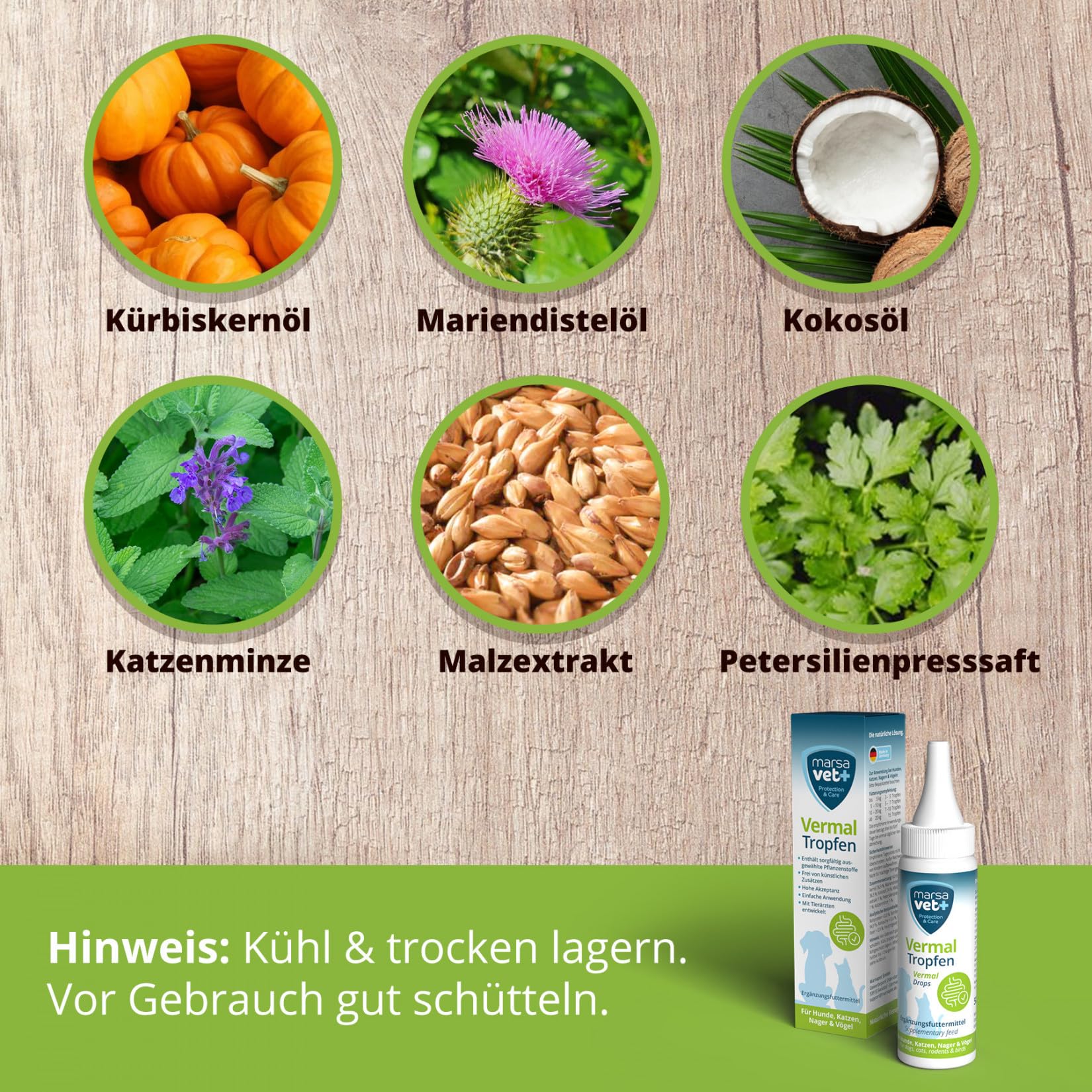 Marsavet Tropfen Vermal Ergänzungsfutter 50 ml