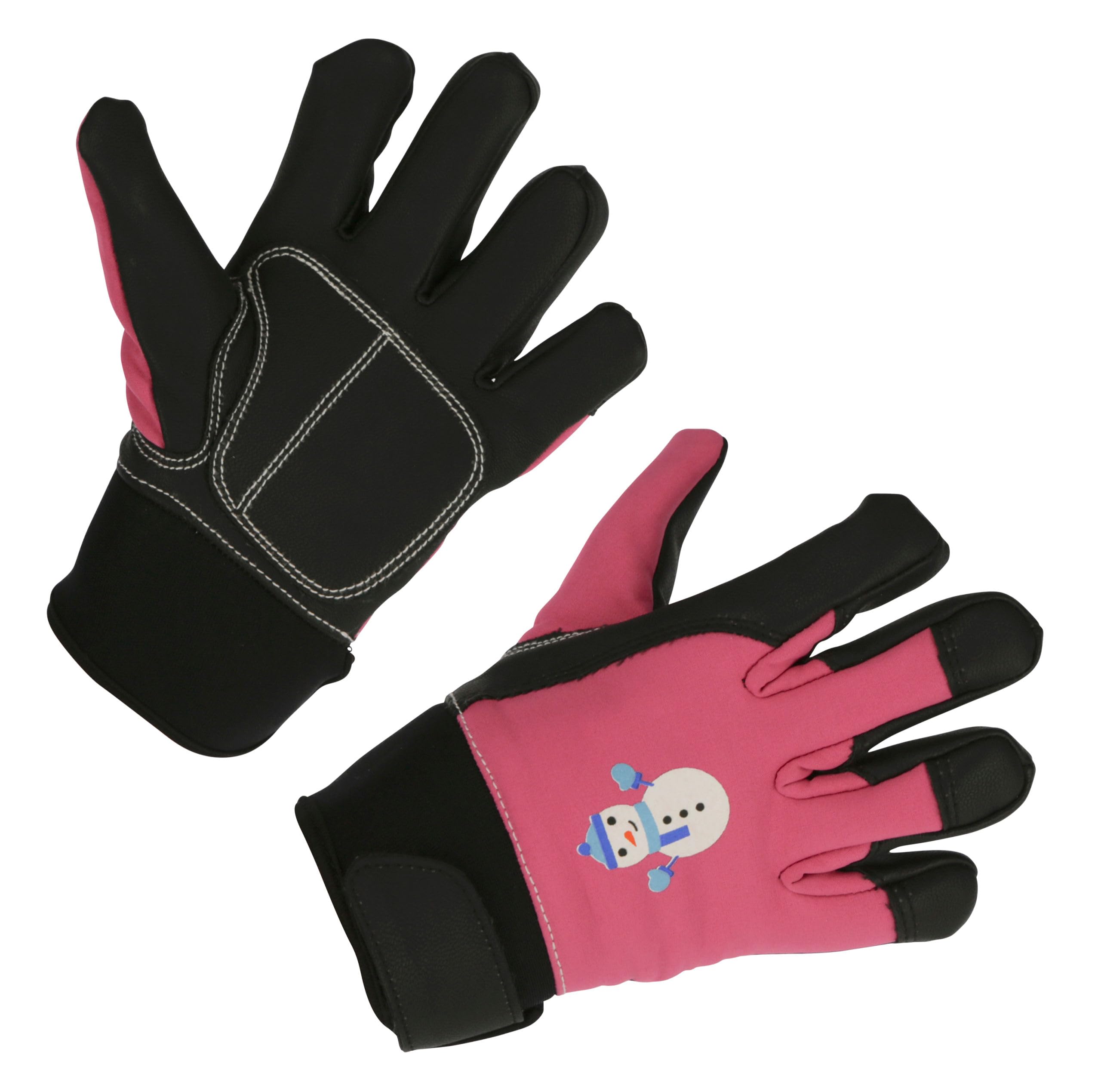 KERBL Keron Mini Kinderhandschuh Winter Neon-Orange 4-6 J