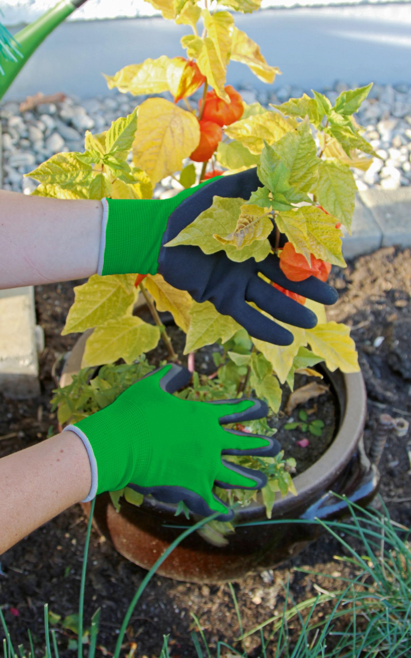 KERBL works SmoothGrip Gartenhandschuhe Latex Gr. 9/L