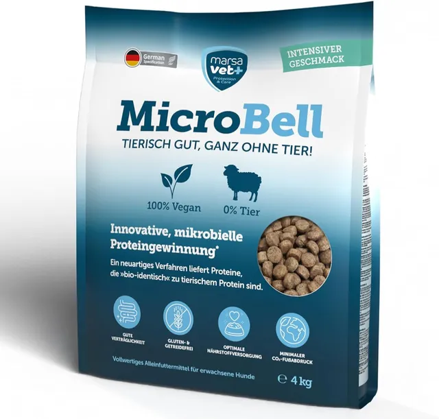 Marsavet MicroBell veganes Hundefutter 4 kg hypoallergen