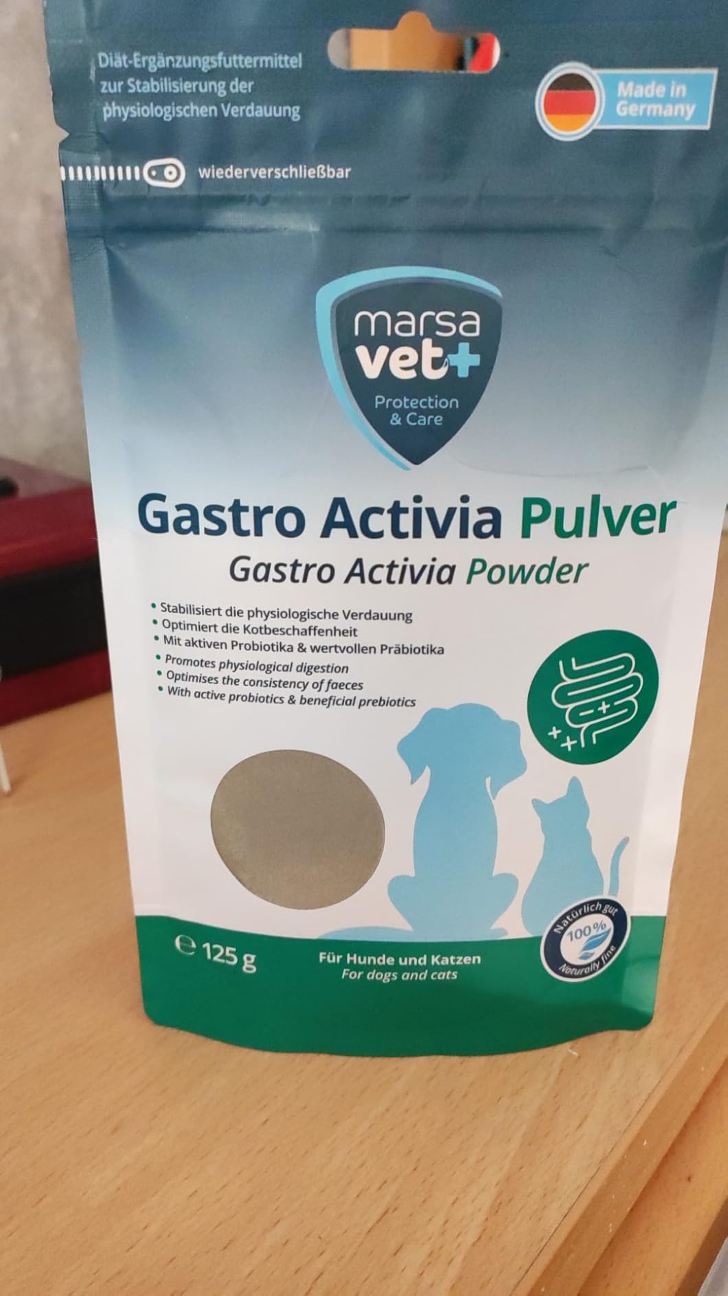 Marsavet Gastro Activia Pulver 125g Probiotika Verdauung