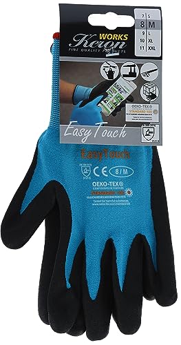 KERBL Easytouch Touchscreen-Handschuh Blau 9/L