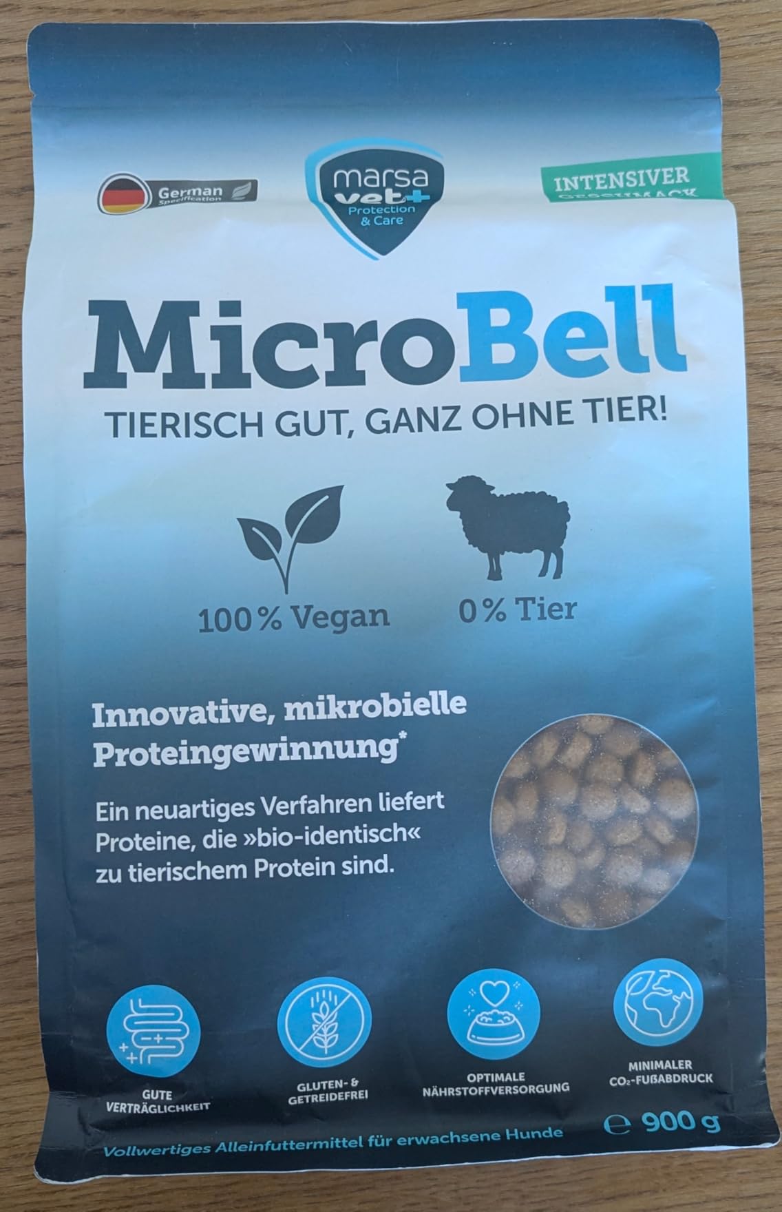 Marsavet MicroBell veganes Hundefutter 4 kg hypoallergen