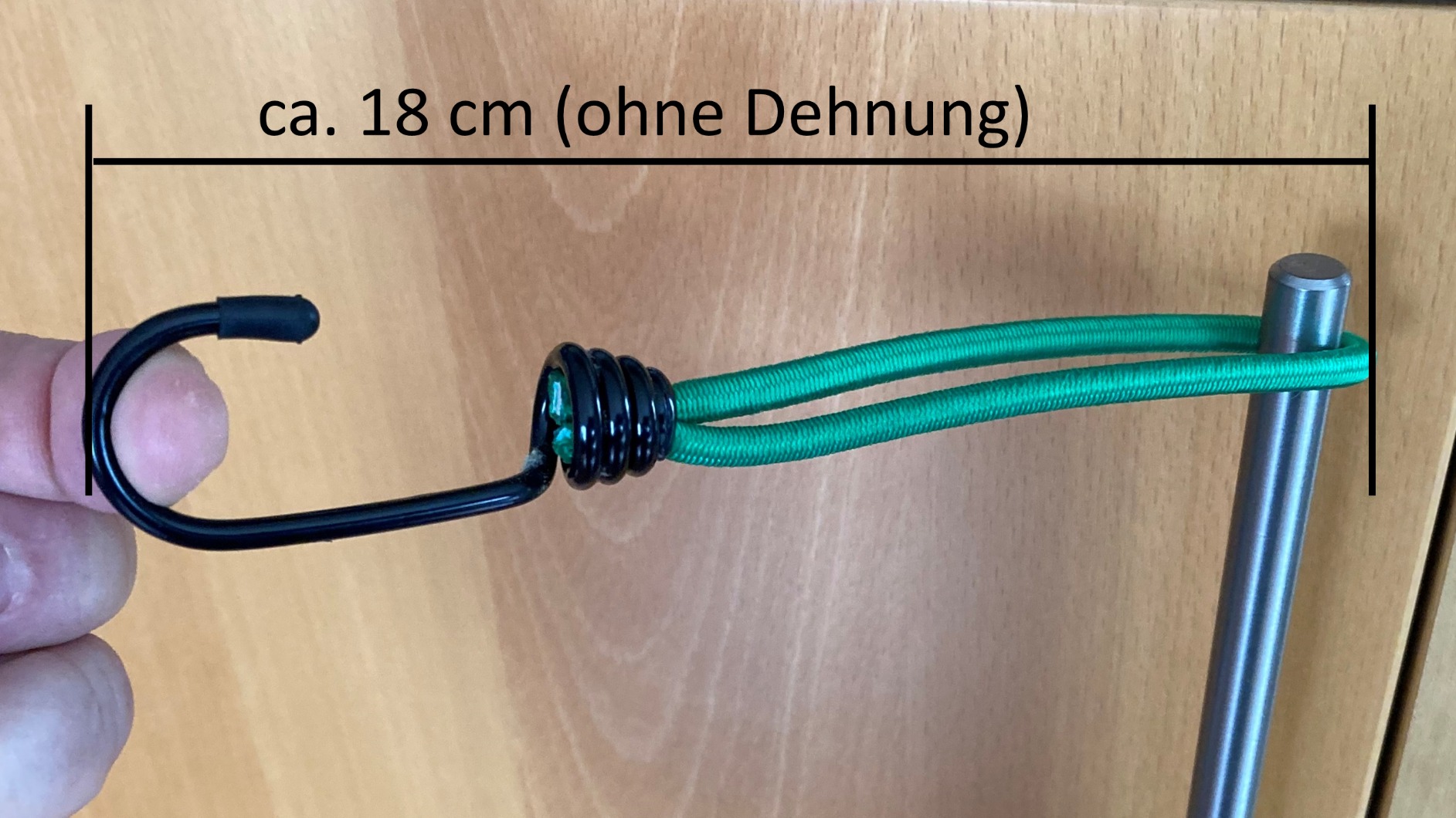 KERBL Zurren & Heben 37270 Expanderhaken Gummi grün 6 Stück