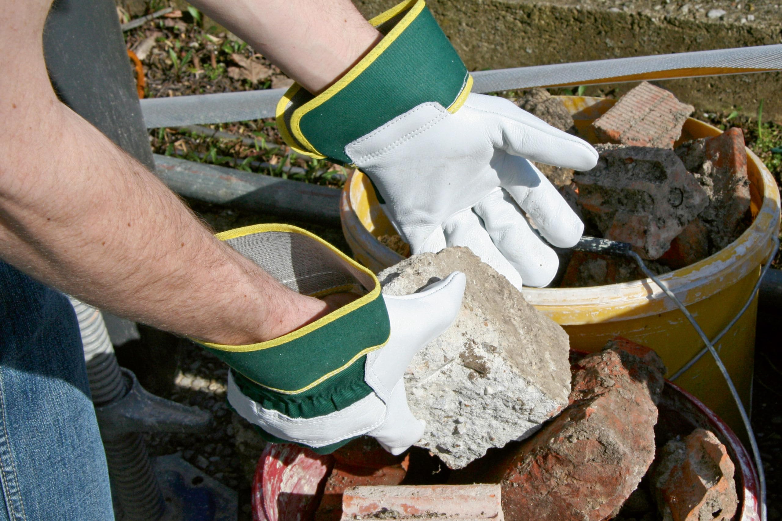 KERBL Worker 297184 Rindsvollleder-Handschuhe Größe 10