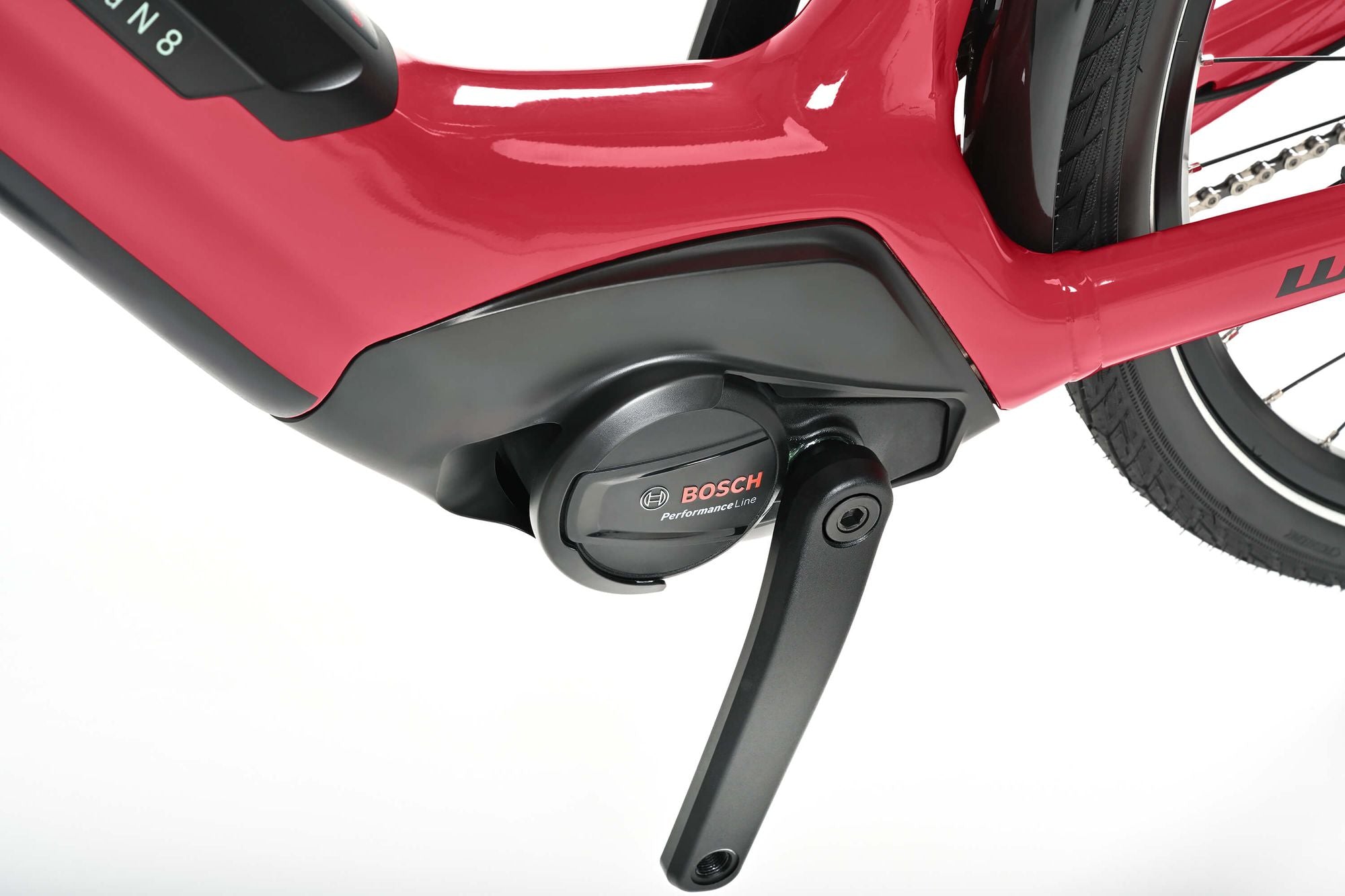 Winora Tria N8 Low City E-Bike Bosch classic red