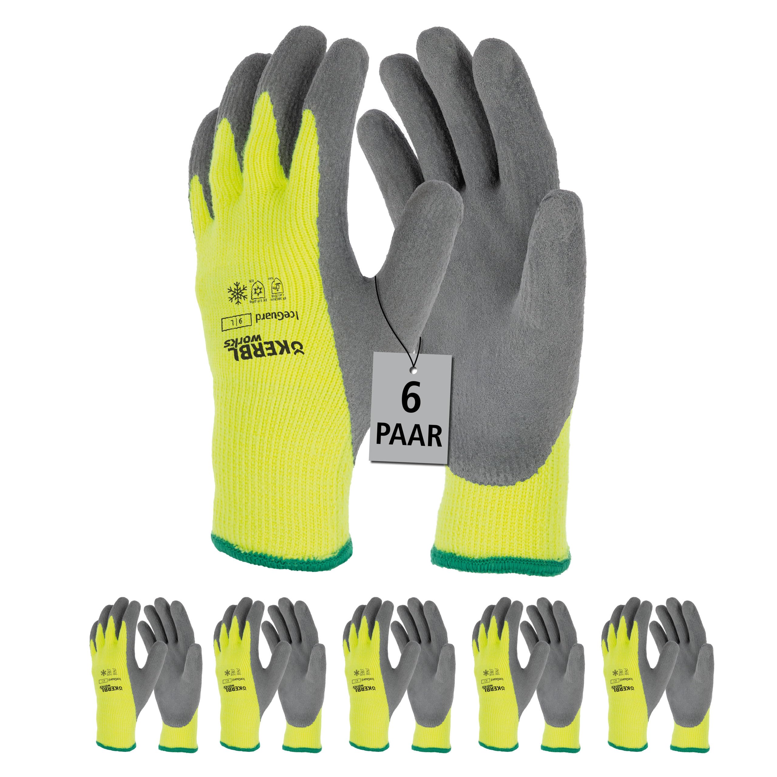 KERBL works Keron IceGuard Winterhandschuh 10/XL gelb
