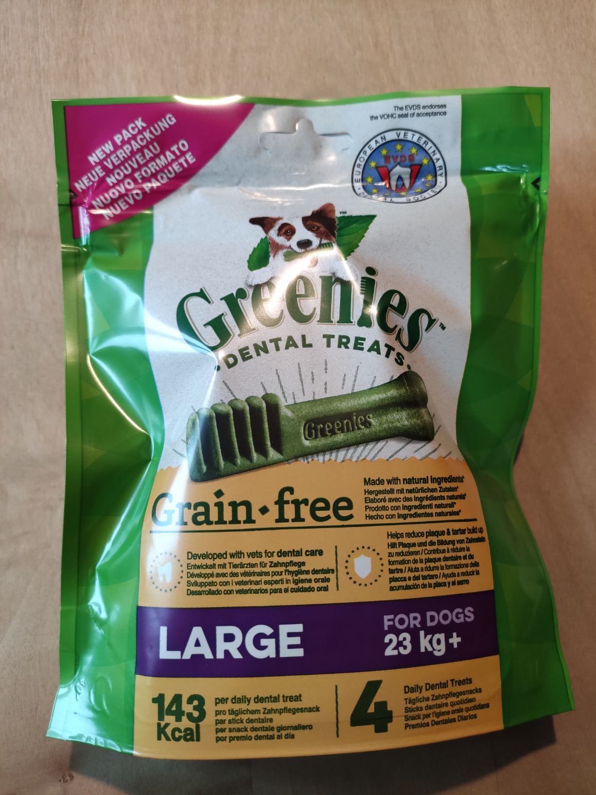 Greenies Dog Dental Treats Grain Free Large 2x170 g