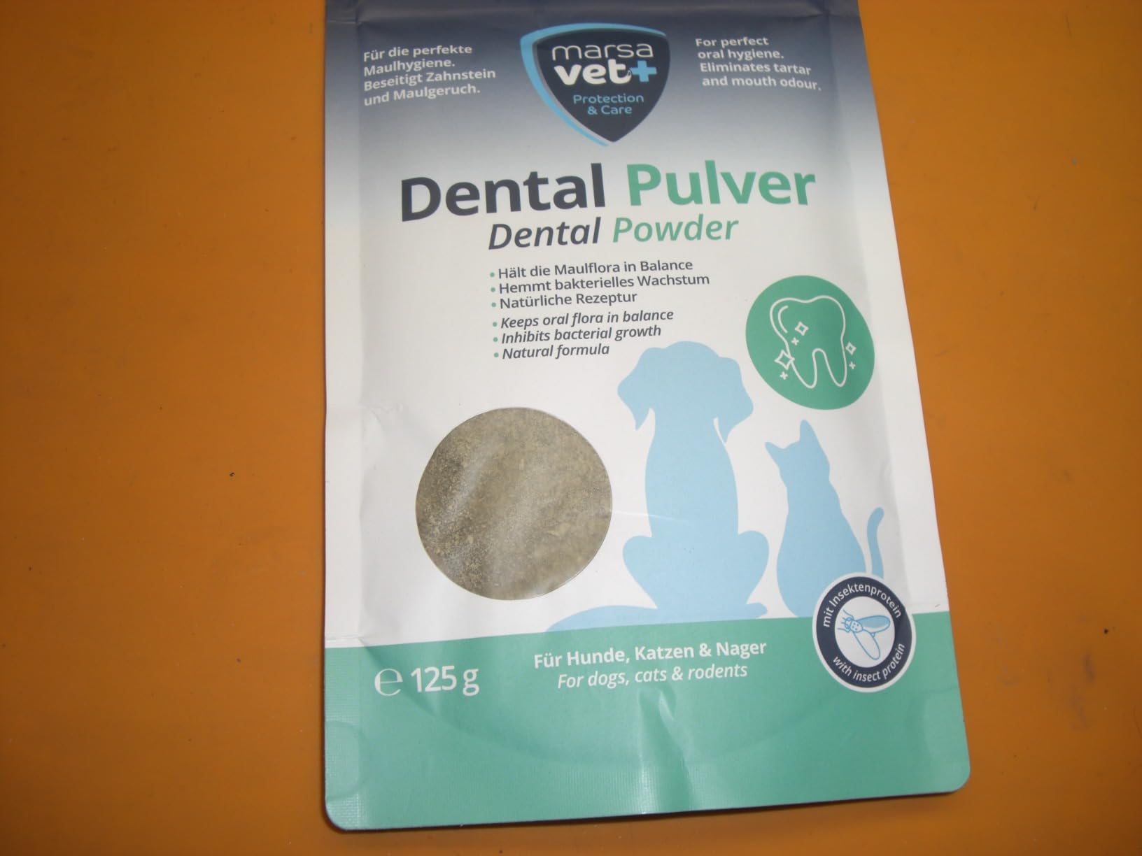 Marsavet Dental Pulver 125g Insektenprotein Zahnstein