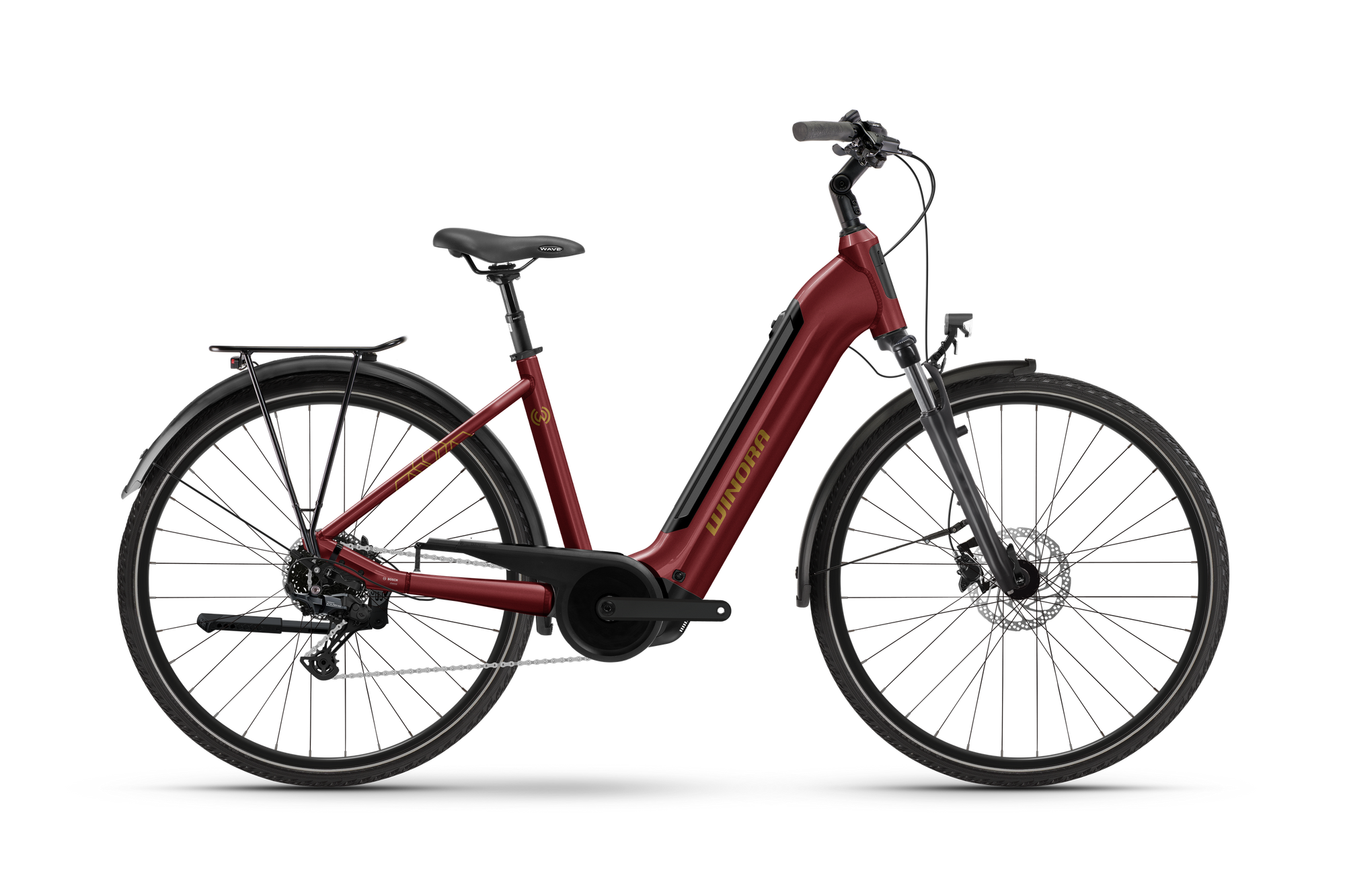 Winora Tria X11 E-Bike Low classic cognac glossy