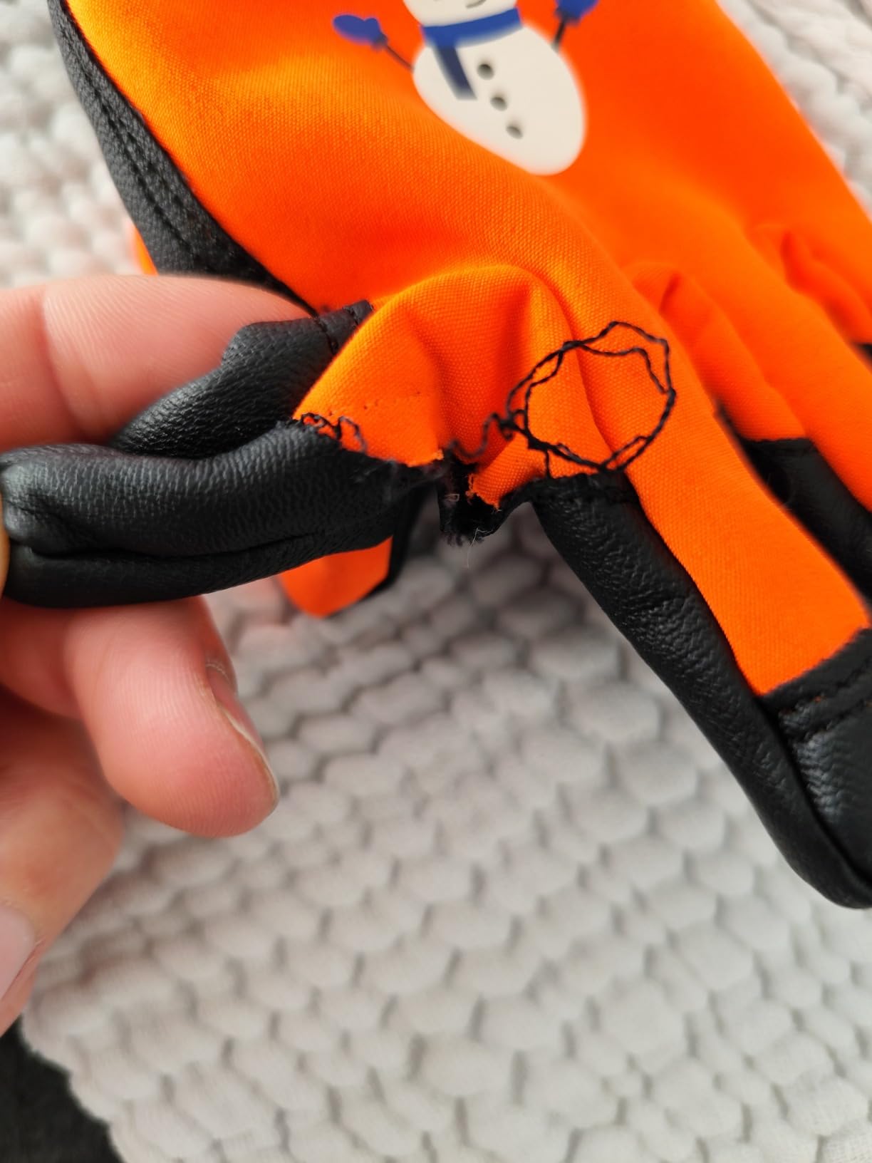 KERBL Keron Mini Kinderhandschuh Winter Neon-Orange 4-6 J