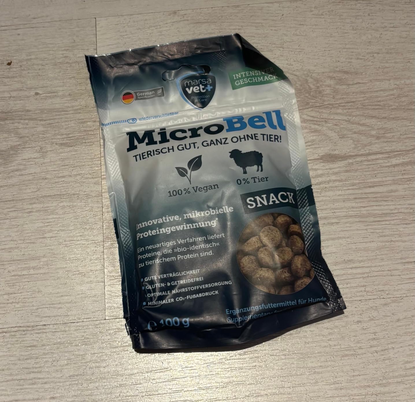 Marsavet MicroBell Snack 100 g vegan hypoallergen getreidefrei