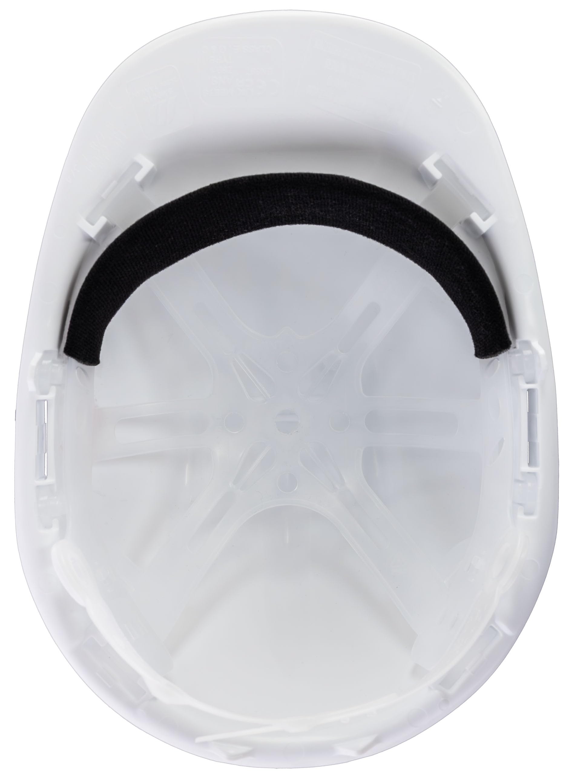 KERBL Schutzausrüstung 34502 Schutzhelm PE weiß 53-61 cm