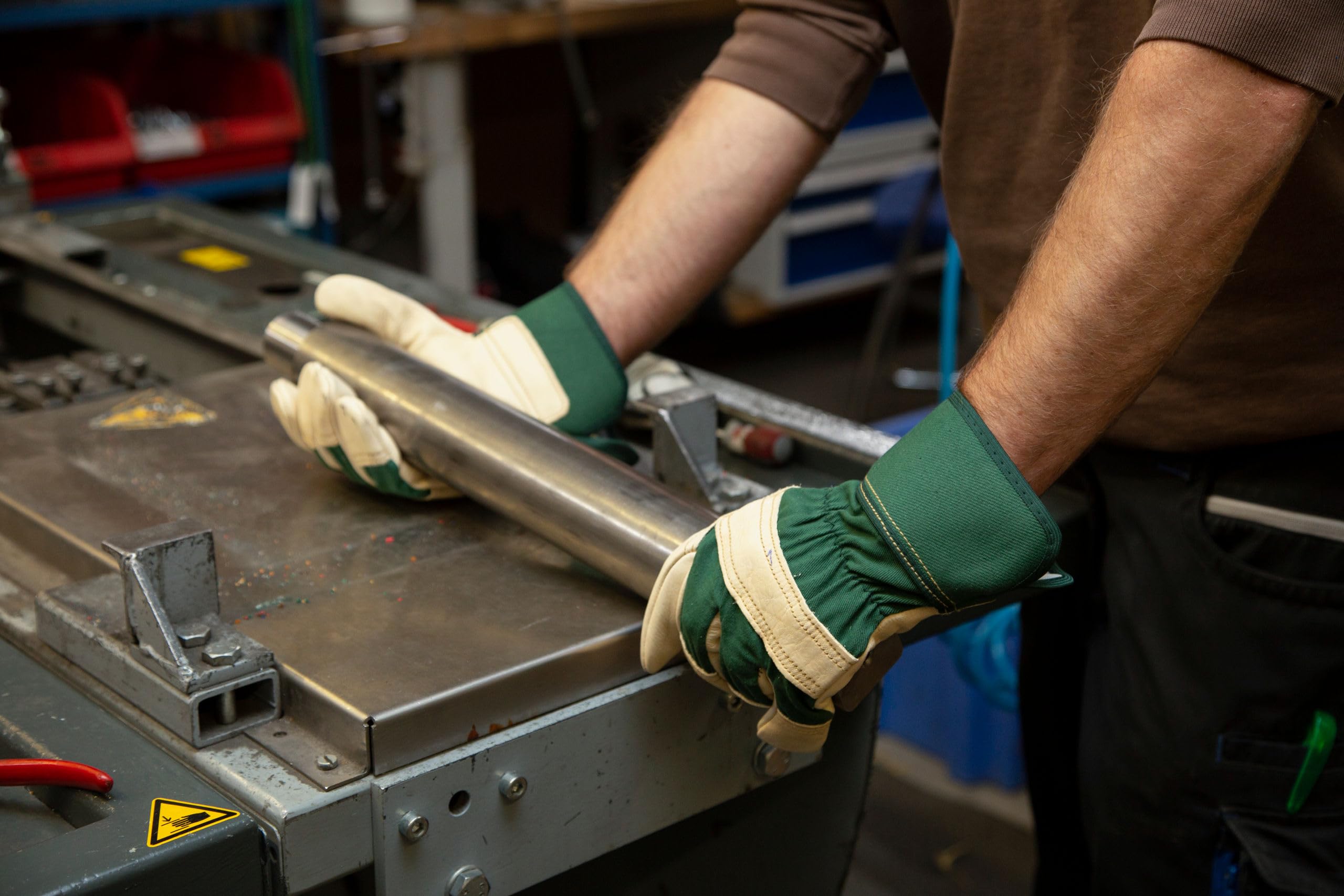 KERBL works Worker II Arbeitshandschuhe Leder Gr.9 chromfrei