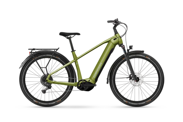 Winora Yucatan X10 Trekking E-Bike touring green gloss