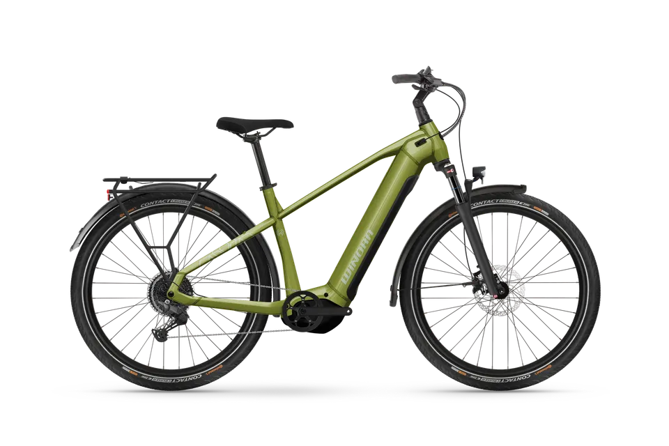Winora Yucatan X10 Trekking E-Bike touring green gloss