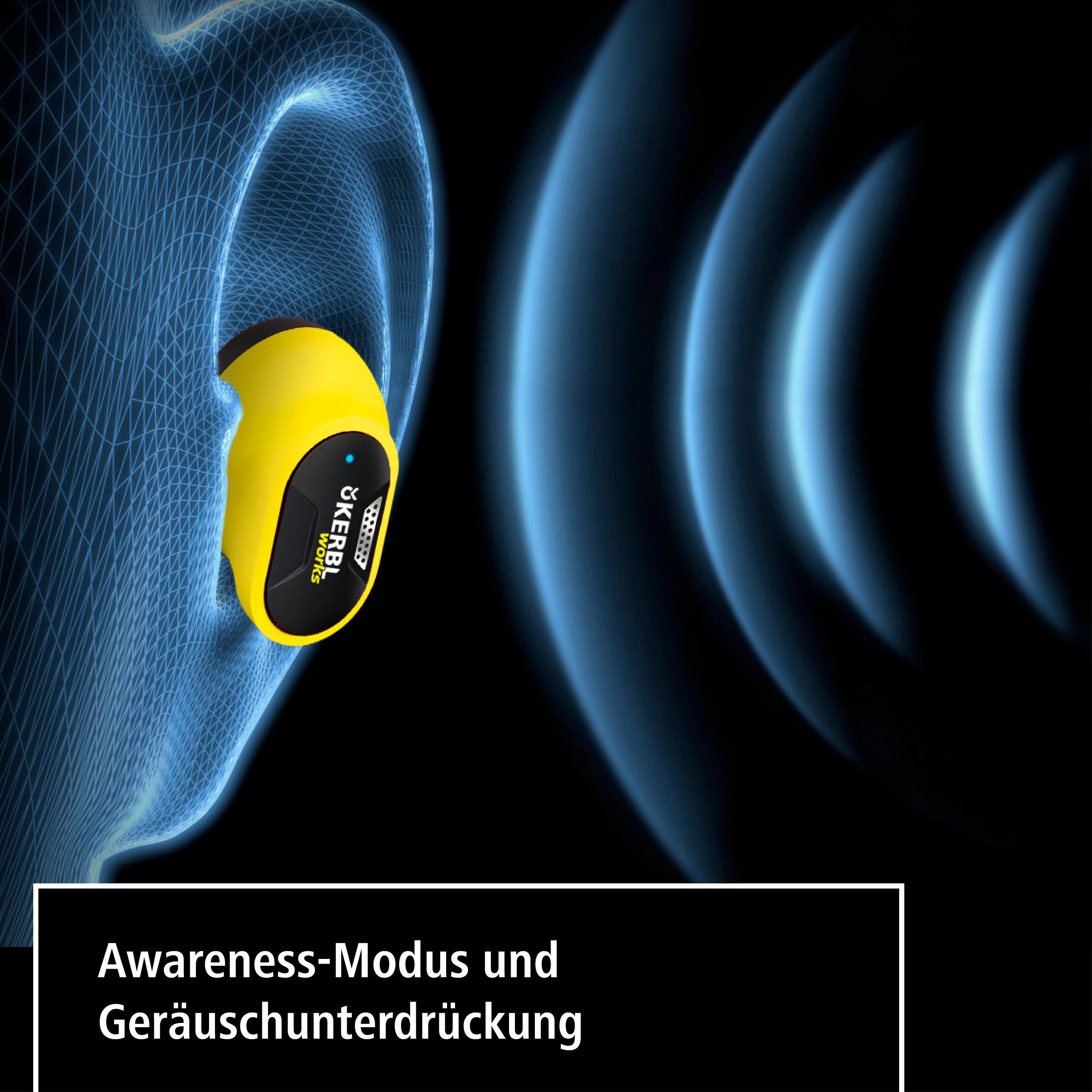 Kerbl Schutzausrüstung Buds BT In-Ear-Gehörschutz Bluetooth SNR31